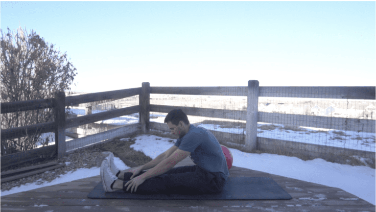Seated Forward Fold - THE MEAL PREP MANUAL