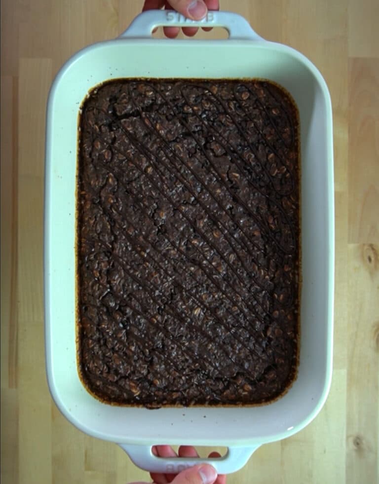 Double Chocolate Brownie Baked Oatmeal THE MEAL PREP MANUAL