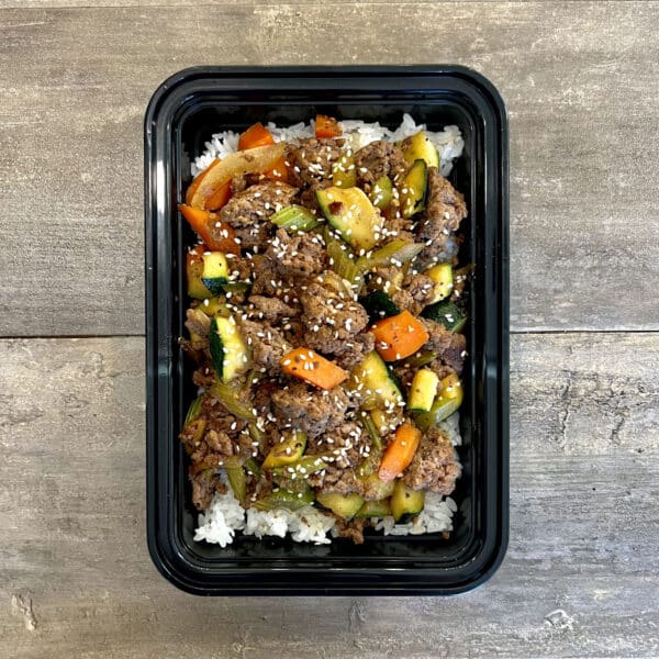 Teriyaki Ground Beef Bowls THE MEAL PREP MANUAL