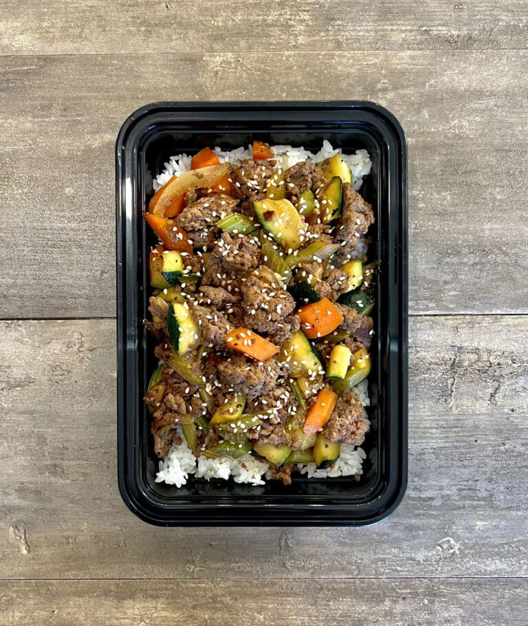 Teriyaki Ground Beef Bowls THE MEAL PREP MANUAL
