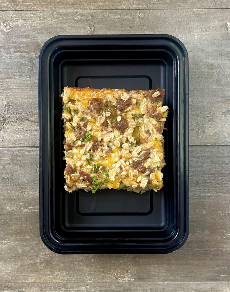 sausage-egg-and-cheese-savory-baked-oatmeal-the-meal-prep-manual
