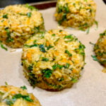 Portioned out servings of veggie rice